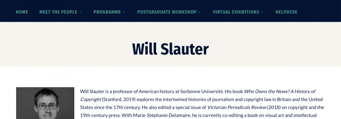 Will Slauter Keynote Address